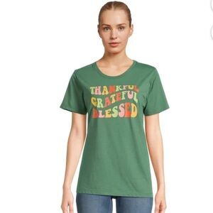 PositiviTees Women's Fall Graphic T-Shirt, Seasonal Short Sleeve Tee, Sizes-XL